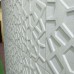 Самоклеющаяся 3D панель белая паутинка 700x700x8мм