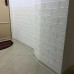 Самоклеющаяся декоративная 3D панель под белый кирпич 700x770x5 мм
