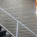 Самоклеющаяся декоративная 3D панель под кирпич серебро