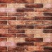 Самоклеющаяся декоративная 3D панель под коричневый екатеринославский кирпич в рулоне 3080x700x3мм